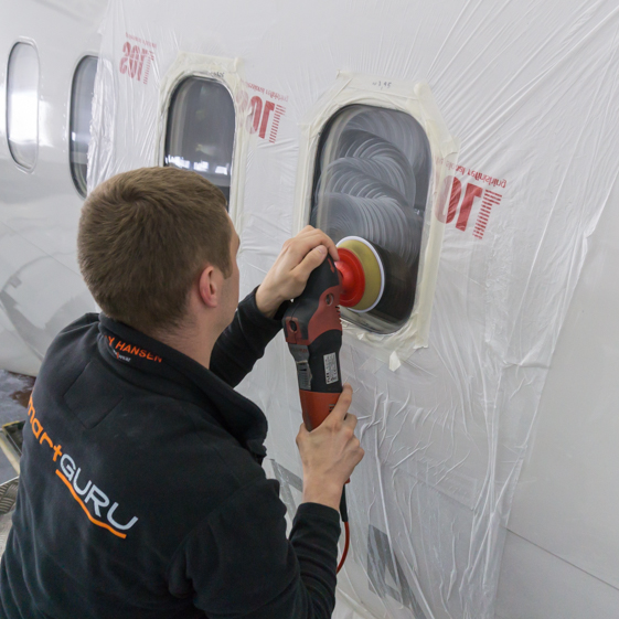 Aircraft Window Polishing